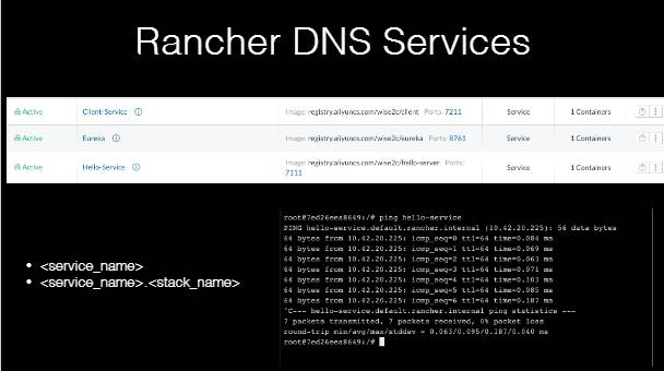 Rancher Internal DNS Services